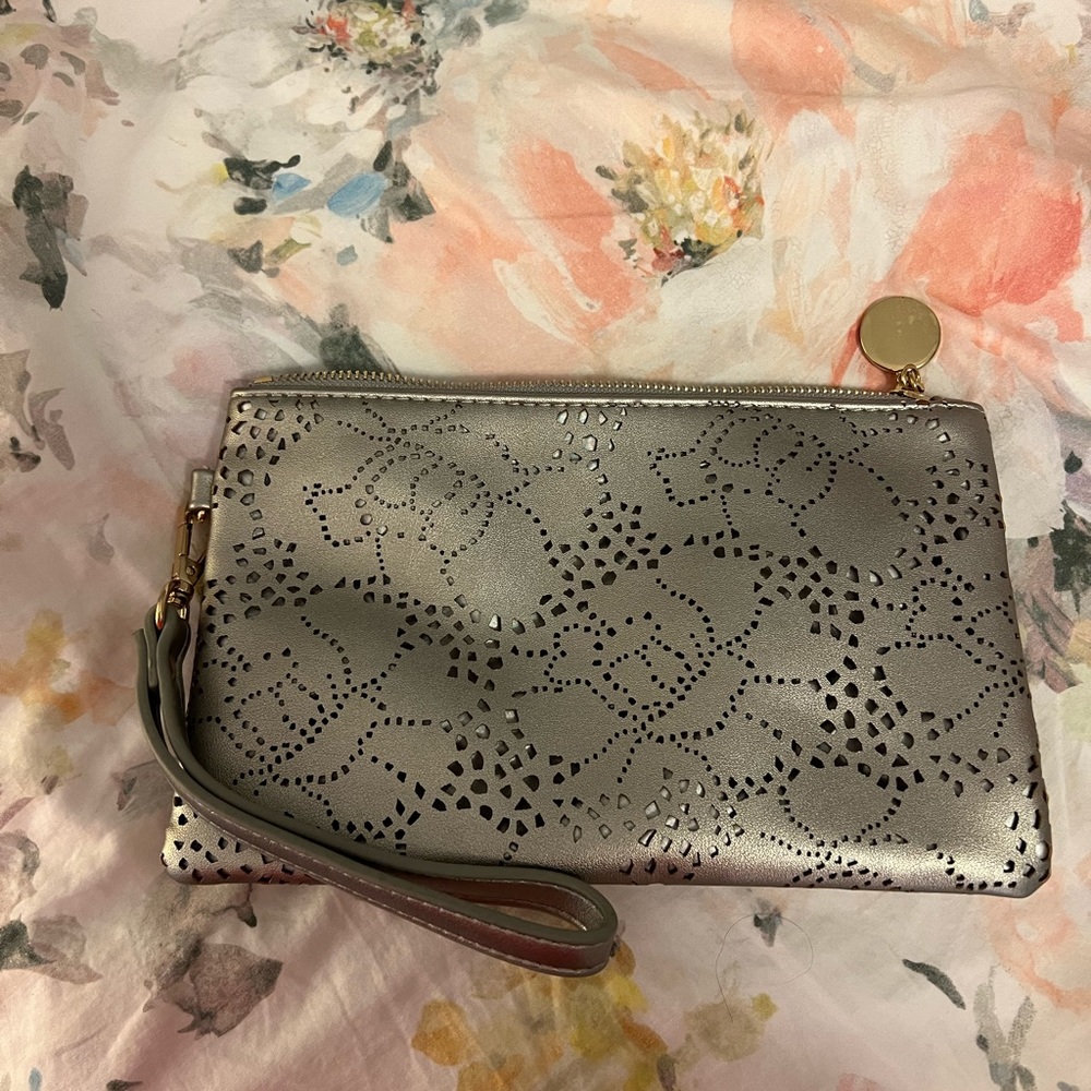 Silver Urban Expressions Wristlet